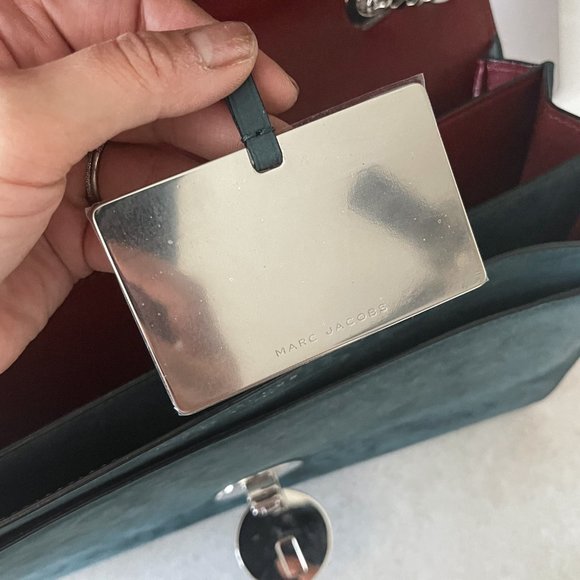 Marc Jacobs Big Trouble Teal Suede Bag - Picture 9 of 13